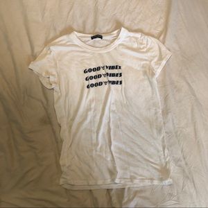 brandy melville good vibes tee